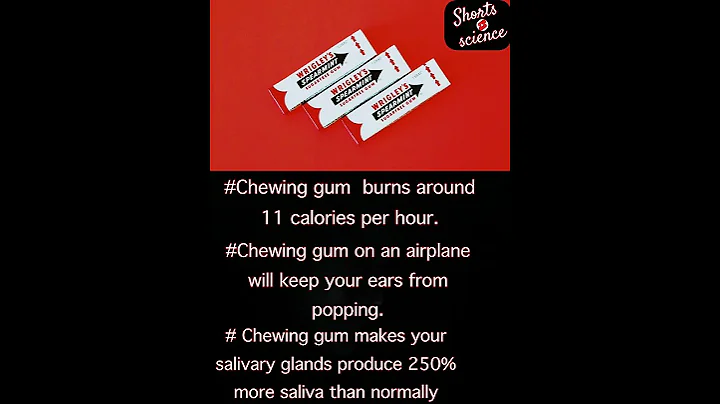 chewing gum burns your calories #shorts #facts
