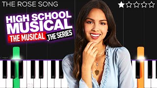 Olivia Rodrigo - The Rose Song (HSMTMTS) | EASY Piano Tutorial