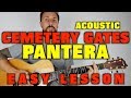 How to play Cemetery Gates by Pantera