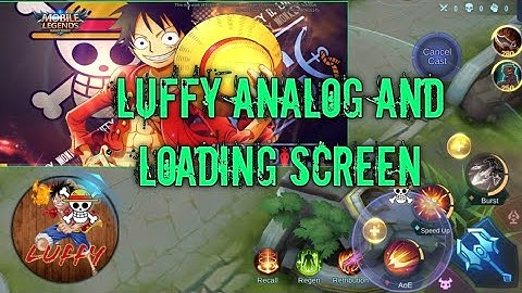 Luffy Analog And Loading Screen|MLBB|ItzSvenix