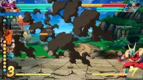Dbfz :Cooler sparking combo more dmg version