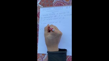 Holomorphic Functions in One Minute