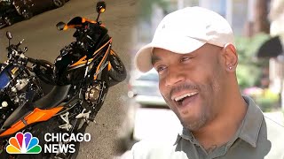 Man uses an Apple AirTag to track down stolen motorcycle to Chicago alley