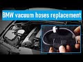 BMW rough idle? | high fuel consumption? Vacuum hoses replacement & control valve removal