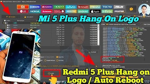 Xiomi Redmi 5 Plus Hang on Logo Solution || How to flash MI 5 plus unlock Tool