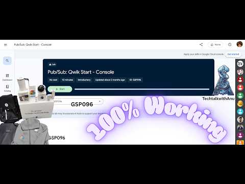 Pub/Sub: Qwik Start - Console || GSP096