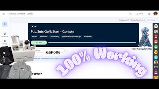 Pub/Sub: Qwik Start - Console || GSP096