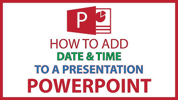 Microsoft PowerPoint: How To Add  Date & Time To A PowerPoint Presentation