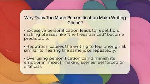 Why Does Too Much Personification Make Writing Cliché? - The Prose Path