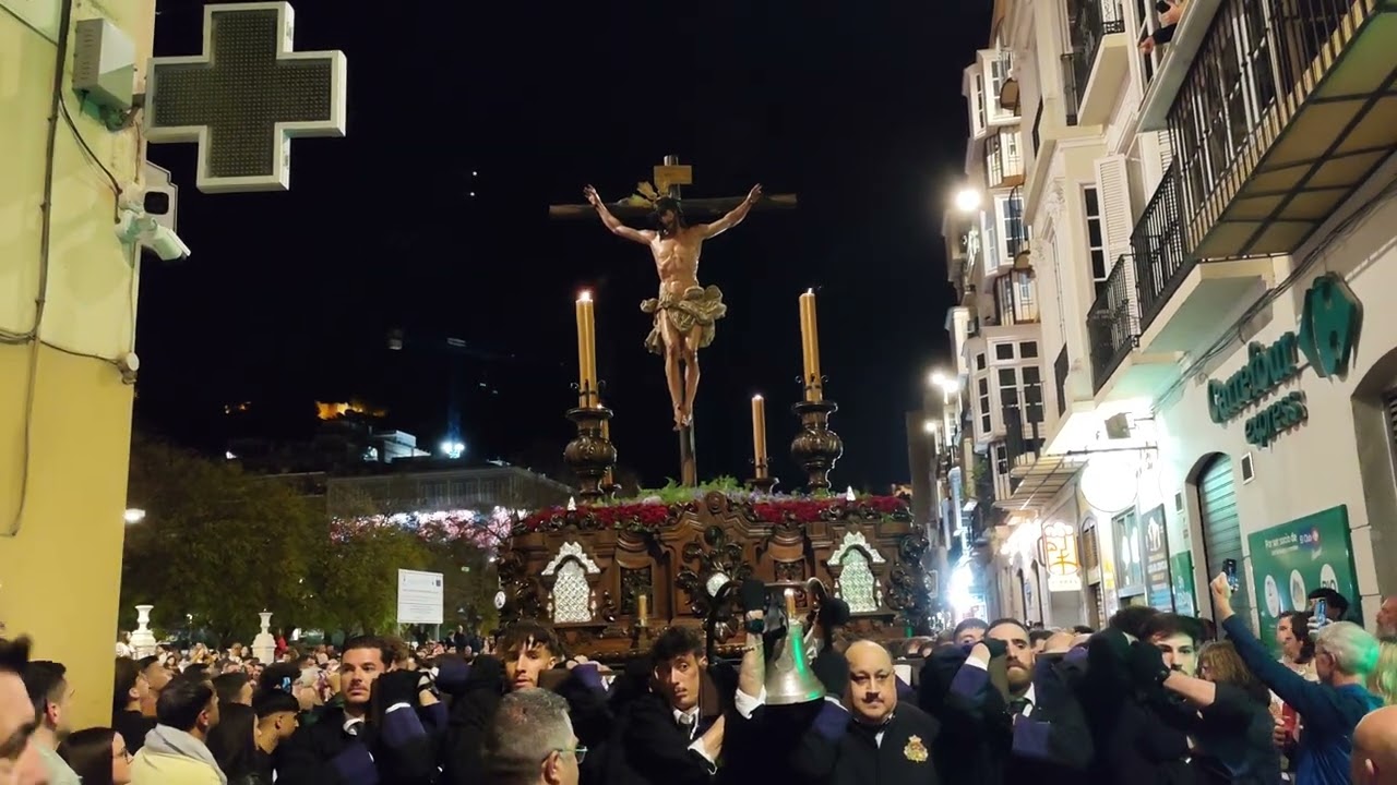 Cristo de la Crucifixión Málaga 2025 calle Alamos