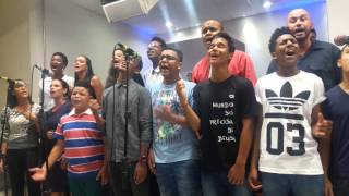 Video thumbnail of "04-04-2016 Coral NT Praise - "Eu espero" ( Assembleia de Deus Novo Tempo )"