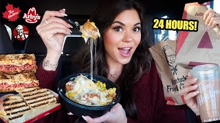 Letting FAST FOOD Employees DECIDE WHAT I EAT For 24 Hours!!