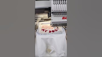 Creating the perfect applique embroidery design with the BAi Embroidery Machine! #shorts