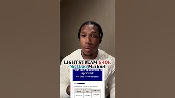 New Lightstream NoDoc $40,000 Loan Method🔌