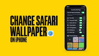 Set Safari Wallpaper in iOS 15 #shorts screenshot 5