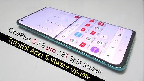 oneplus 8 | 8 pro | 8t Split Screen Tutorial | Dual Screen Mode Settings
