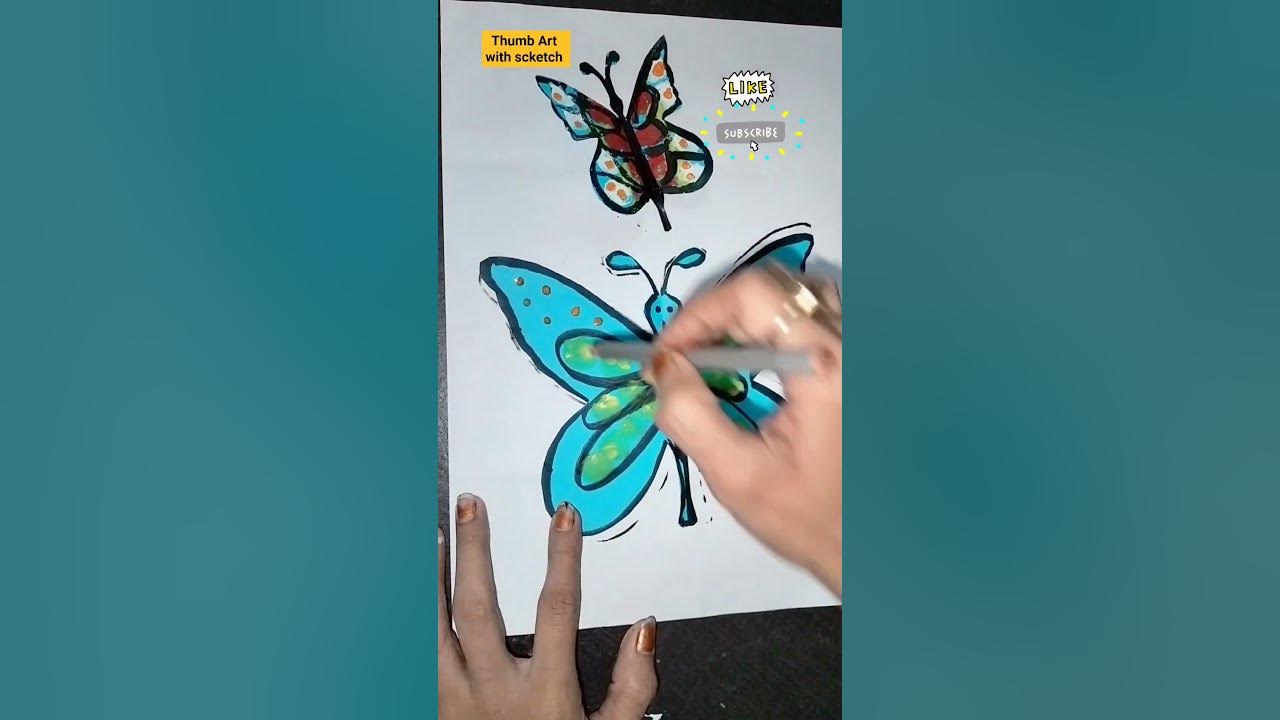 paper-art-thumb-art-art-paperart-drawing-shorts-colourful-creative