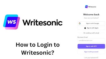 How to Login to Writesonic? Writesonic Writer AI for Beginners | Sign In to Writesonic AI Writer