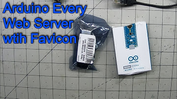 Arduino Every with W5500 Ethernet Shield Web Server (with favicon)