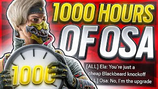 What 1000 Hours of Osa in Rainbow Six Siege Looks Like…