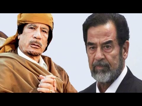 İşte Kaddafi'nin Saddam Hüseyin konuşması