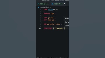 Add a #golang into a #docker container! #shorts