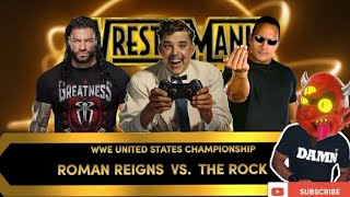 #RONAN VS #ROCK #WWE 24/7 #USTITLE
