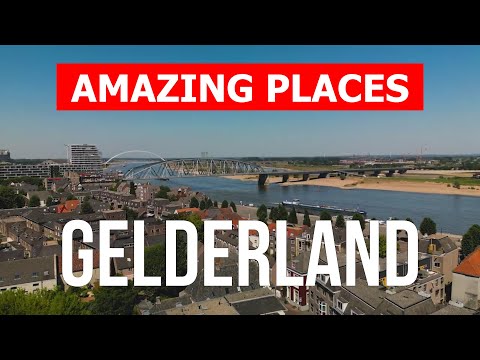 Travel to the province of Gelderland, Netherlands | Tourism, vacation, landscapes | Drone 4k video