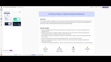 Build a Purchase Orders and Spend Analysis Dashboard in 2 Minutes with AI - Bricks Tutorial