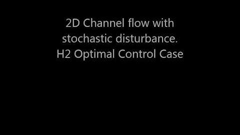 H2 Optimal Control for Channel Flows