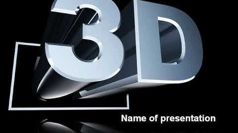 Three Dimensions Visual Technology PowerPoint Template by PoweredTemplate.com