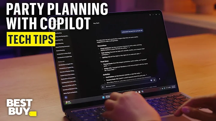 Party Planning Made Easy with Microsoft Copilot on Copilot+ PCs – Tech Tips from Best Buy