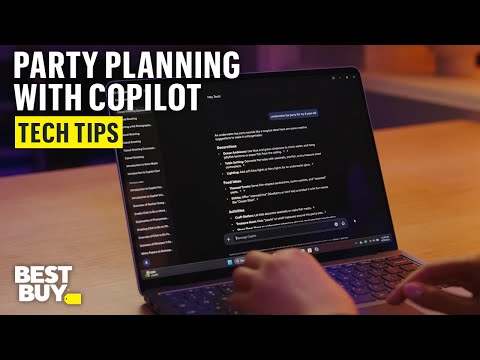 Party Planning Made Easy with Microsoft Copilot on Copilot+ PCs – Tech Tips from Best Buy