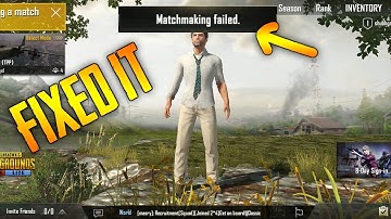 PUBG Mobile LITE Matchmaking Failed PROBLEM Fix !!! | Only ONE Solution - Download 0.12.0 PUBGM LITE