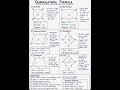 Quadrilateral Formulas #mathematics