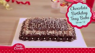 Find out how to make a fantastic chocolate birthday tray bake for your
loved ones with this easy betty crocker™ recipe. more baking recipes
here: www.be...