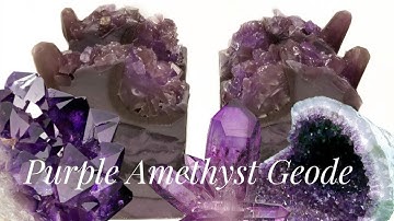 Amethyst Geode Gemstone Collection Cold Process Soap Making-Can I do it?! #soapmaking #gemstone