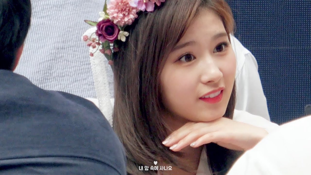 180429 사나에게서 헤어나오지 못하는 이유 (고양 스타필드 공개 팬싸인회)