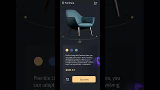 furniture app Design 2023 Trending #furniture #furnituredesign #uidesign #uiux screenshot 4