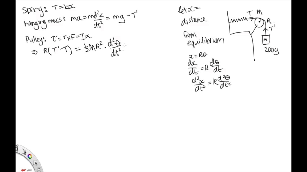 Solution to the 12th problem in oscillations revision lecture YouTube