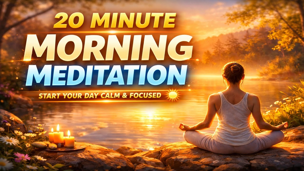 20 Minute Morning Meditation ☀️ Start Your Day Calm, Focused & Energized Piano Music Sounds 🌿 Peace