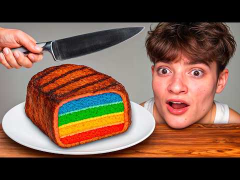 Wyzwanie „Ciasto czy prawdziwe jedzenie” + ASMR