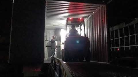 spc flooring Container loading video