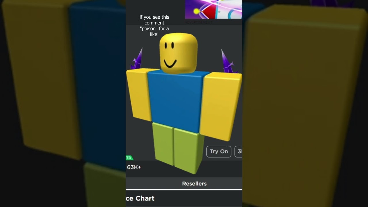 ☠️😱THIS ROBLOX ITEM POISONS YOU!? #shorts #roblox