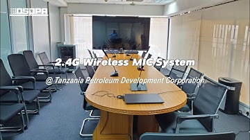 DSPPA Conference Case | D6801 2.4G Wireless Microphone System for TPDC in Tanzania