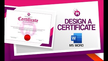 How to Design Certificate with Microsoft Word 2016