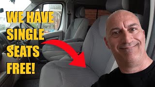 DIY Single Seat Conversion on a Budget! - Van Build Ep14