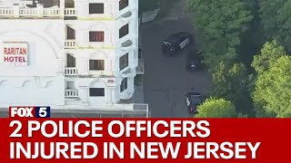 2 police officers injured, suspect shot and killed in New Jersey