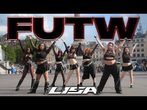 KPOP IN PUBLIC 4K LISA 리사 FUTW Dance Cover London Trafalgar Square 