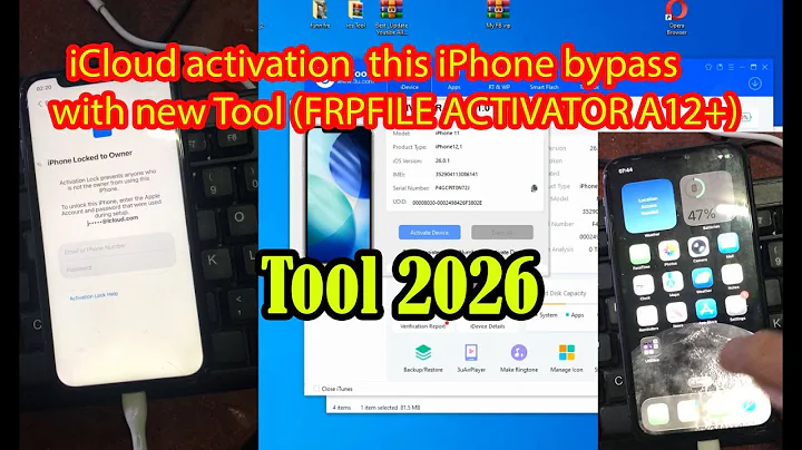 iCloud activation  this iPhone bypass with new Tool FRPFILE ACTIVATOR A12+ (Tool 2026)